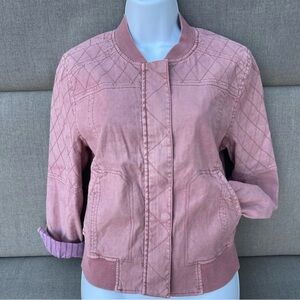 EVEREVE Pink Bomber Jacket
